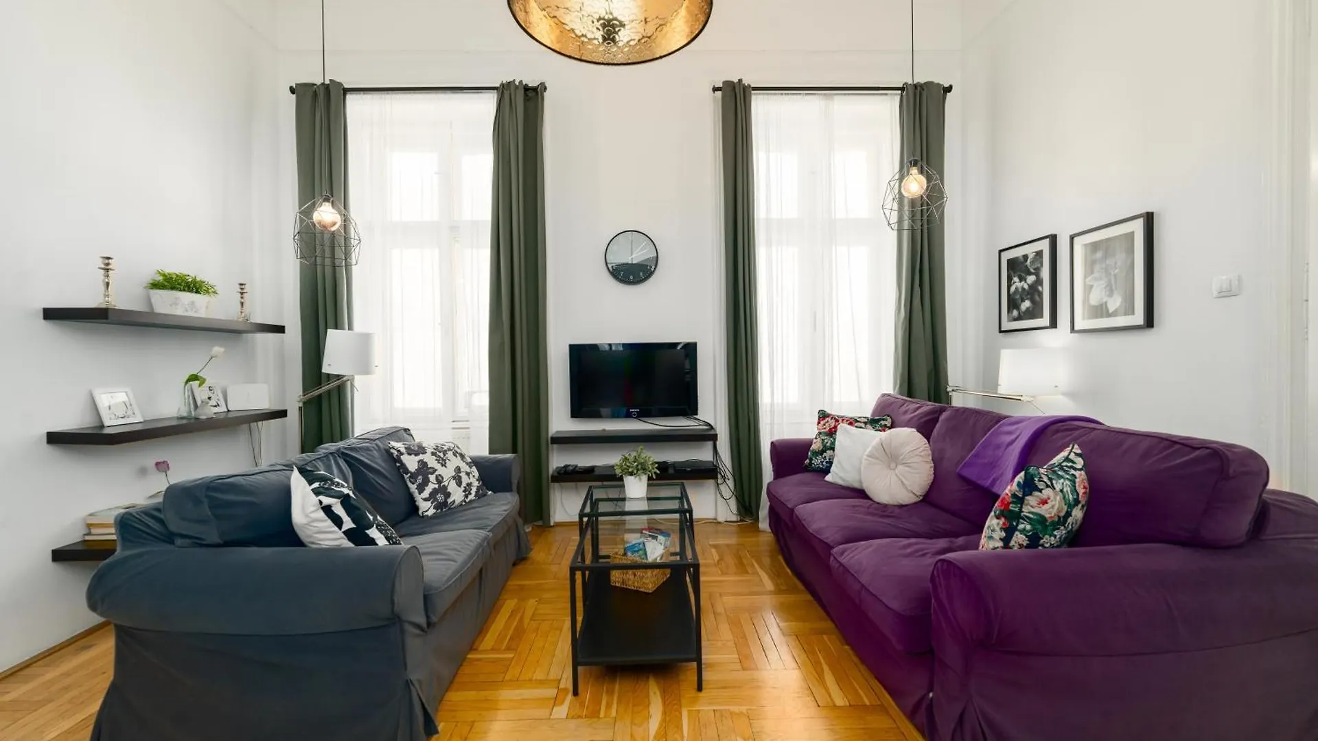 Black & White Apartment Budapest Hungary